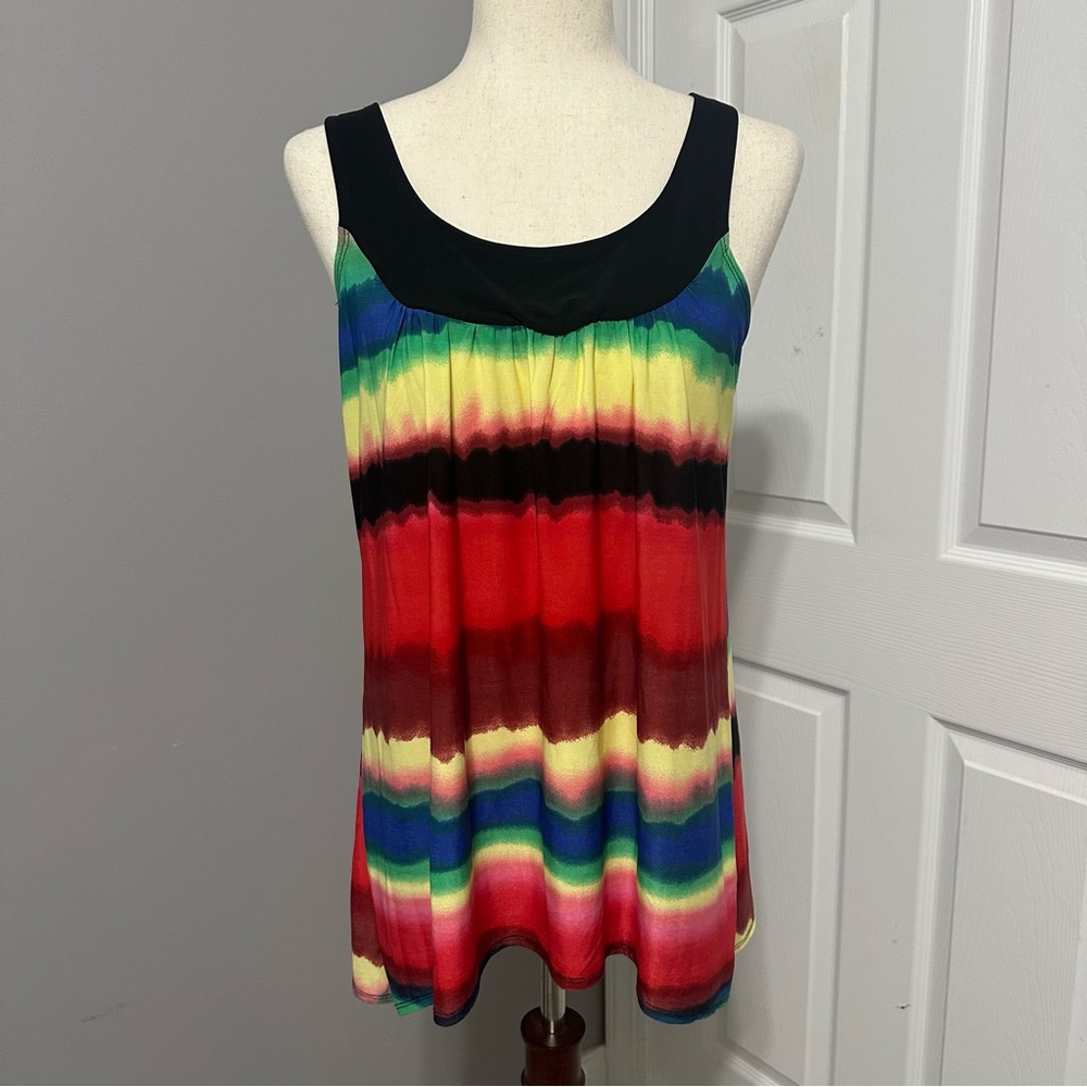 Promise Rainbow Striped Tank Top